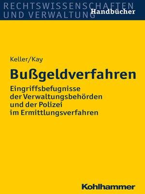 cover image of Bußgeldverfahren